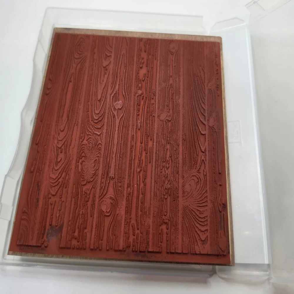 Stampin Up Wood Mounted Rubber Stamps Lot 8 Birch Crackle Holiday Floral Sport
